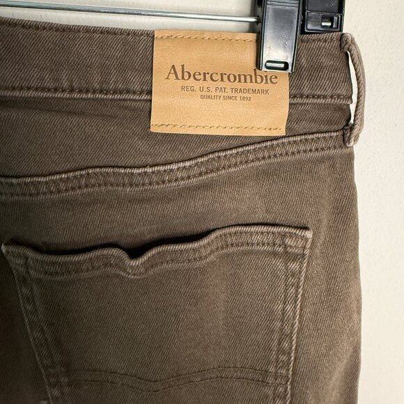 abercrombie kids Brown Straight Leg Casual Pants -‎ Size 17/18 - Picture 4 of 5